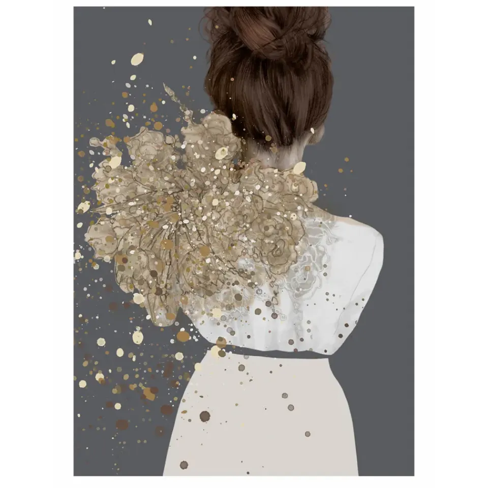 Discount Anna Bülow Lámina Vilja, 50x70 cm Púrpura