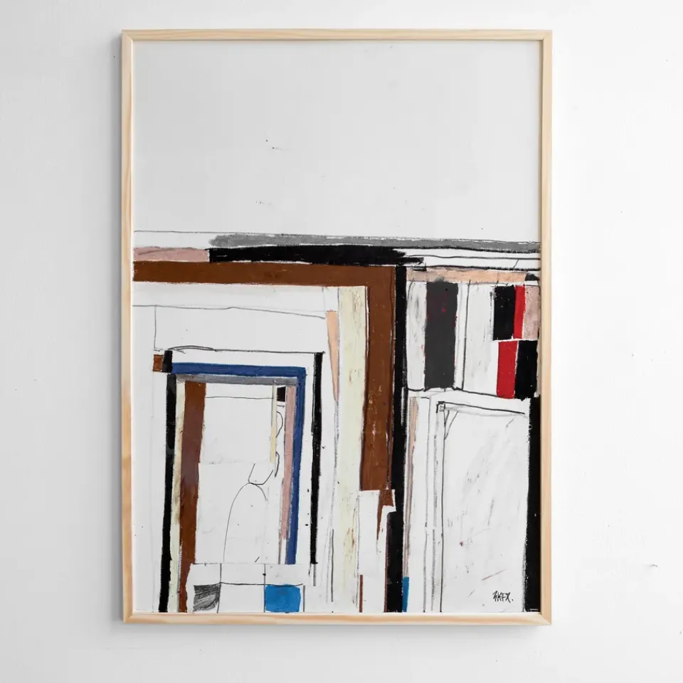 Online Fine Little Day Lámina We only got out at night 50x70 cm, Multi