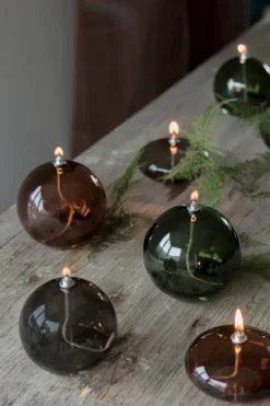 Sale Mette Ditmer Lámpara de aceite Aura small, Dark forest Verde