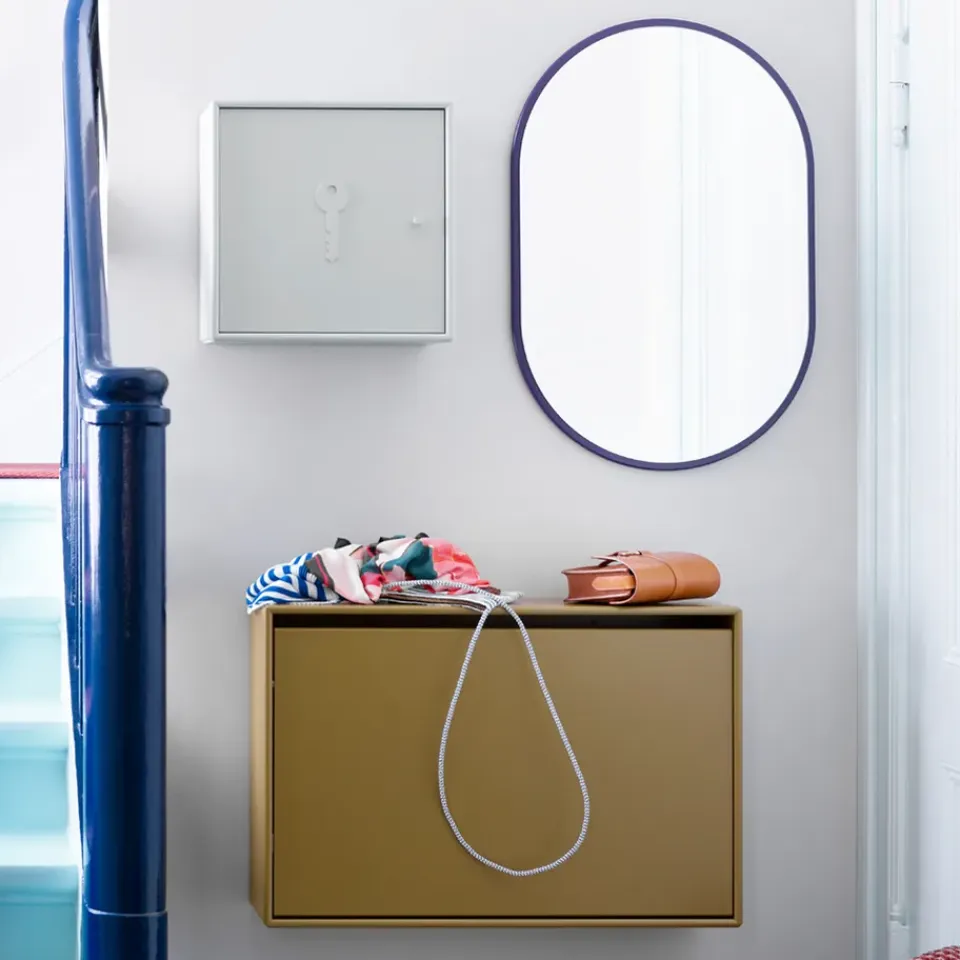 Best Montana LOOK Mirror espejo – SP812R, Rhubarb 151 Rosa