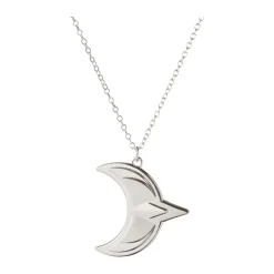 Best Georg Jensen Luna colgante de Navidad 2024, Chapado en paladio Plateado