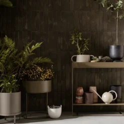New Ferm Living Maceta Bau large Ø28 cm, Cashmere Beige