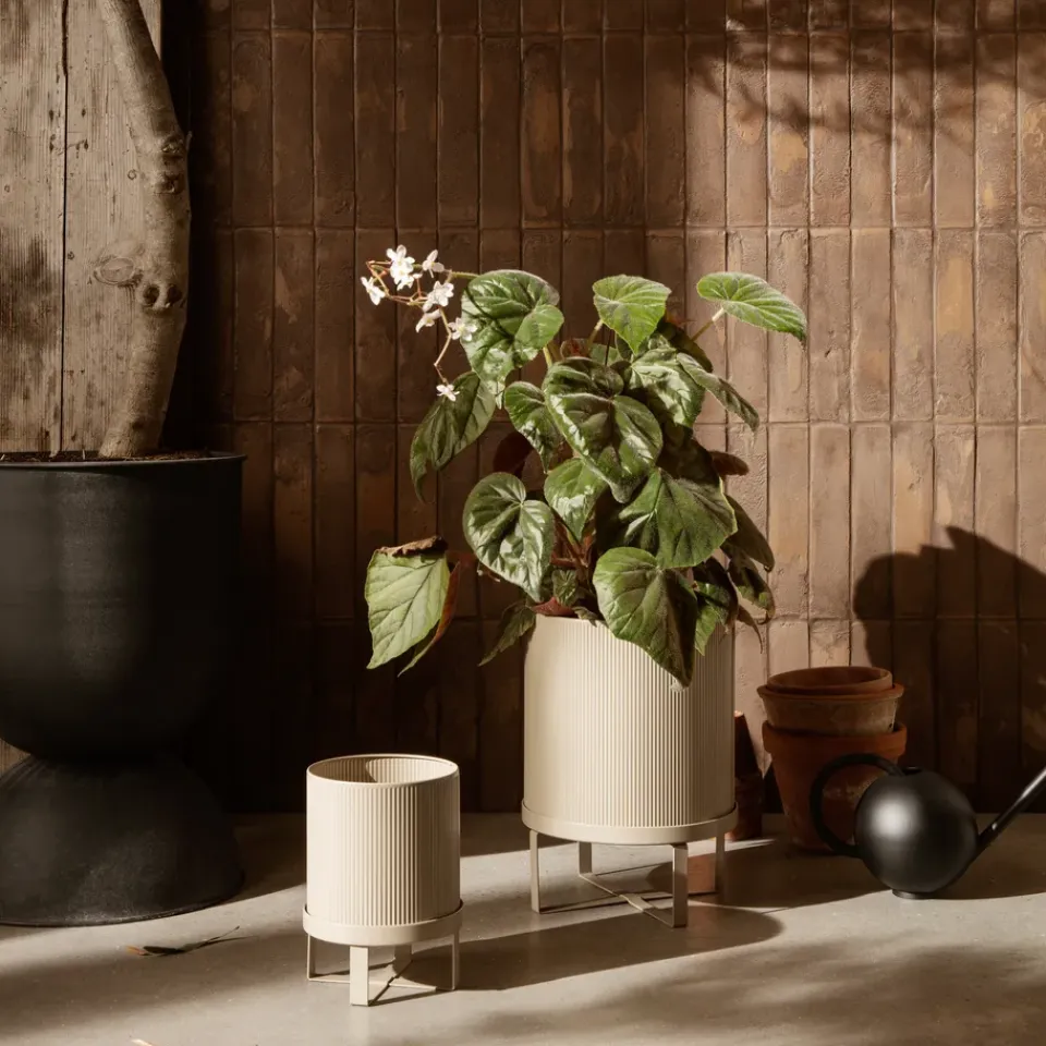 New Ferm Living Maceta Bau small Ø18 cm, Cashmere Beige