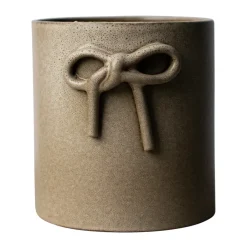 Outlet DBKD Maceta Bow Ø14 cm, Beige