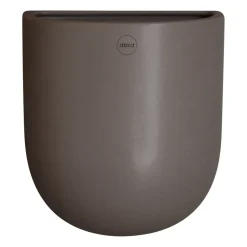 New DBKD Maceta colgante de pared Cut dust, Large 17 cm BeigeGris