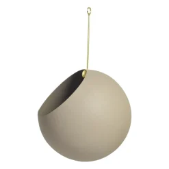 Discount AYTM Maceta colgante GLOBE Ø17 cm h28 cm, Taupe Beige