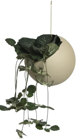 Discount AYTM Maceta colgante GLOBE Ø17 cm h28 cm, Taupe Beige