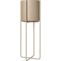 Outlet Blomus Maceta con base Kena M h80.5 cm Ø29 cm, Nomad Beige