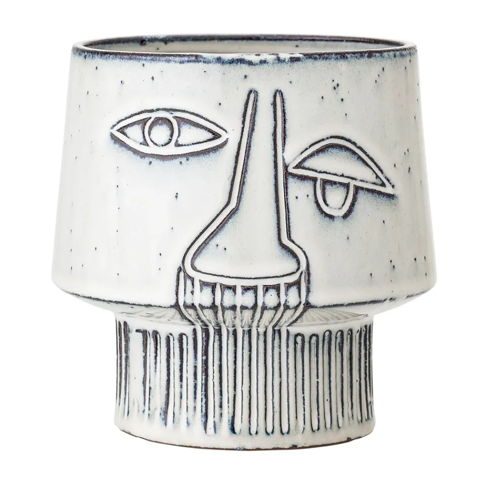Clearance Bloomingville Maceta con pie Ø15 cm, Gris