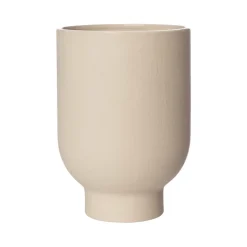 Discount ERNST Maceta con pie , ø20 cm Beige