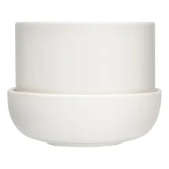 Iittala Maceta con plato Nappula Ø17 cm altura 13 cm, Blanco