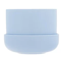 New Iittala Maceta con plato Nappula Ø17 cm altura 13 cm, Aqua Azul