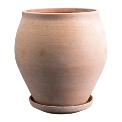 Outlet Bergs Potter Maceta Delphi con plato, 2 piezas, , Ø26 cm Rosa