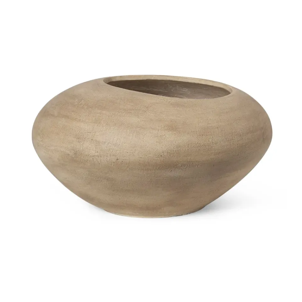 Sale Ferm Living Maceta Dodu, Low Marrón