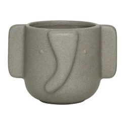 OYOY Maceta Elephant Ø9,6 cm, Stone Gris