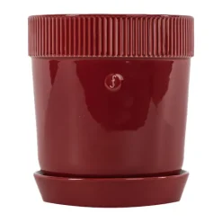 Hot Sagaform Maceta Elise M Ø17 cm, Burdeos Rojo
