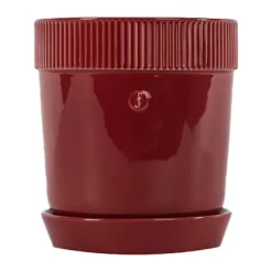 Hot Sagaform Maceta Elise S Ø14 cm, Burdeos Rojo