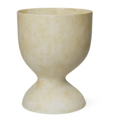 Ferm Living Maceta Evoke 45 cm, Warm Sand Beige