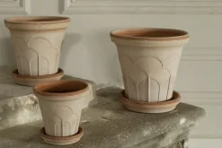 Clearance Bergs Potter Maceta Fleur con plato, 2 piezas, , Ø21 cm Rosa