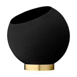 Clearance AYTM Maceta Globe Ø21 cm, Black Negro