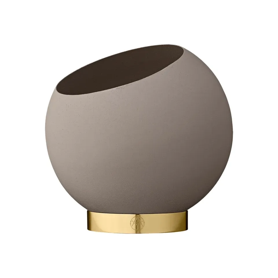 Discount AYTM Maceta Globe Ø17 cm, Taupe Gris