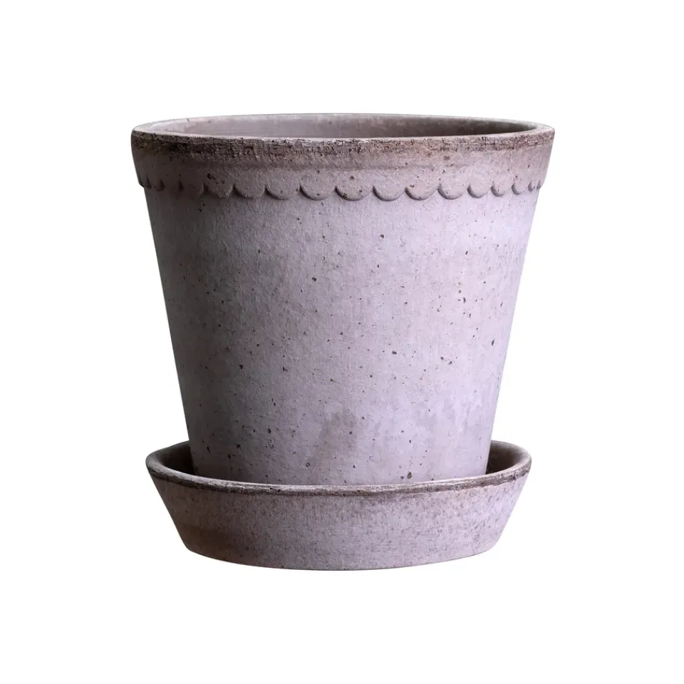 Hot Bergs Potter Maceta Helena Ø14 cm, Gris