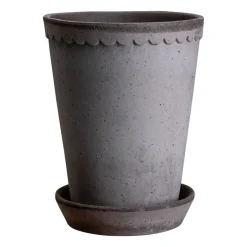 Hot Bergs Potter Maceta Helena alta Ø14 cm, Gris