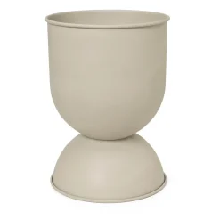 Outlet Ferm Living Maceta Hourglass grande Ø50 cm, Cashmere Beige