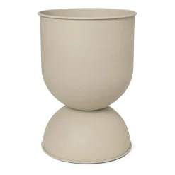 Sale Ferm Living Maceta Hourglass mediana Ø40 cm, Cashmere Beige