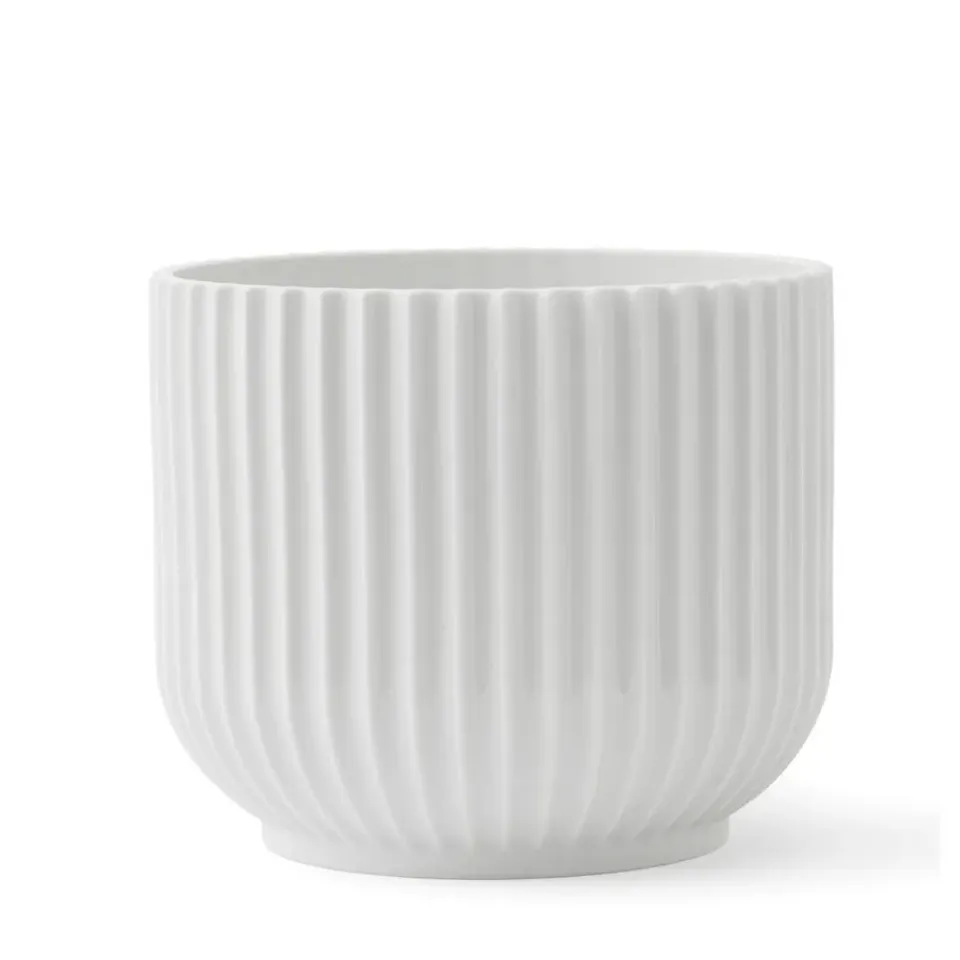 New Lyngby Porcelæn Maceta Lyngby, , Ø14,5 cm Blanco