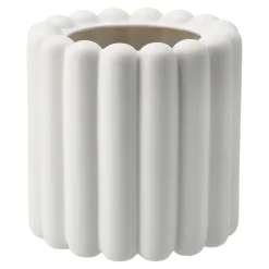 DBKD Maceta Mist pequeña Ø19x19 cm, White Blanco