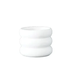 Hot DBKD Maceta Mud , pequeña, Ø 10 cm Blanco