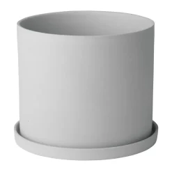 Hot Blomus Maceta Nona Ø15 cm, Micro chip Gris