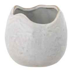 Outlet Bloomingville Maceta Pennie 16,5x11x13 cm, White Blanco