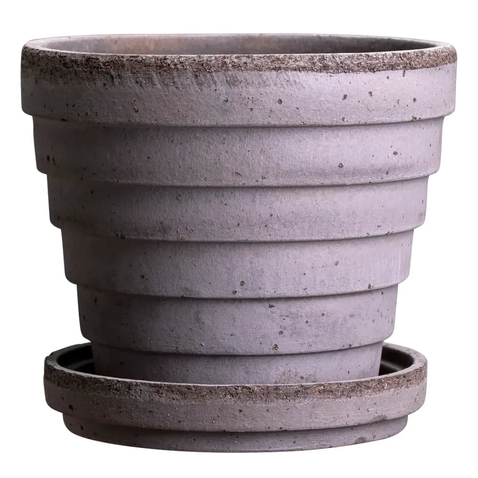 Hot Bergs Potter Maceta Planet Venus Ø14 cm, Gris