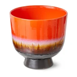 Best HKliving Maceta Retro Ø20,5 cm, Cherry red Multi