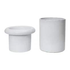 Sale Ferm Living Maceta Rollo Ø31x36 cm, White Blanco