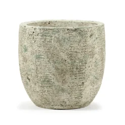 Sale Serax Maceta Rustic rayas M 20,5 cm, Grey Gris
