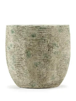 Sale Serax Maceta Rustic rayas M 20,5 cm, Grey Gris