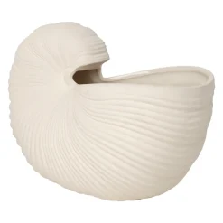 Online Ferm Living Maceta Shell, Off white Blanco