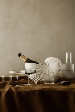 Online Ferm Living Maceta Shell, Off white Blanco