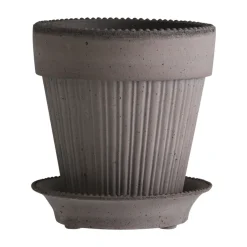 Discount Bergs Potter Maceta Simona 16 cm, Gris