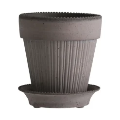 Bergs Potter Maceta Simona 14 cm, Gris