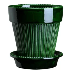Sale Bergs Potter Maceta Simona esmaltada Ø16 cm, Verde