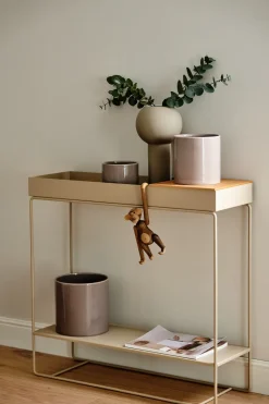 Best Scandi Living Maceta Sleek Ø19 cm, Beige