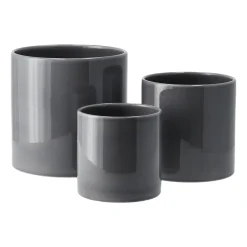 Sale Scandi Living Maceta Sleek Ø12 cm, Carbón Gris