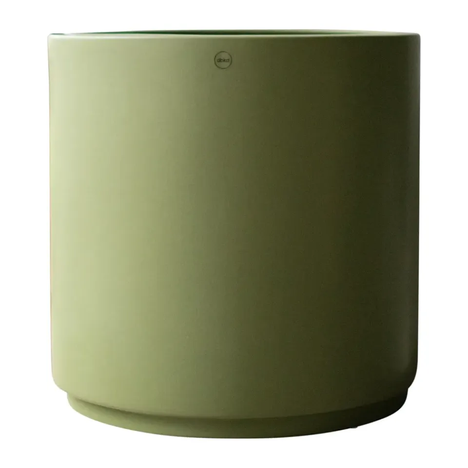 DBKD Maceta Solid green, XL, Ø40 cm Verde