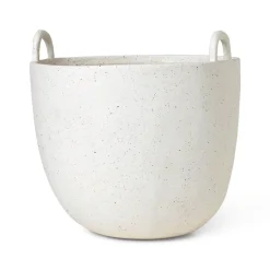New Ferm Living Maceta Speckle Ø30 cm, Off white Blanco