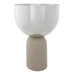 Hot AYTM Maceta Torus Ø22 cm, Silver-taupe BeigePlateado
