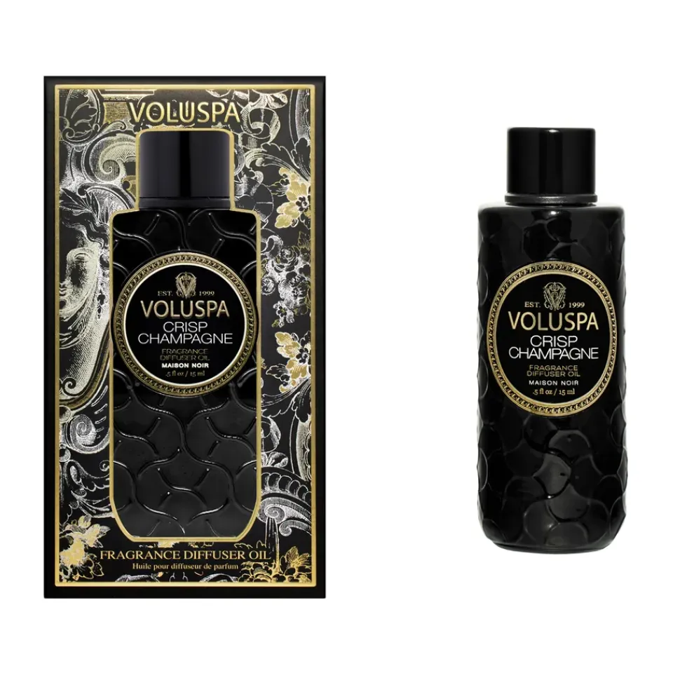 Outlet Voluspa Maison Noir Ultrasonic Diffuser Oil 15 ml, Crisp Champagne Negro